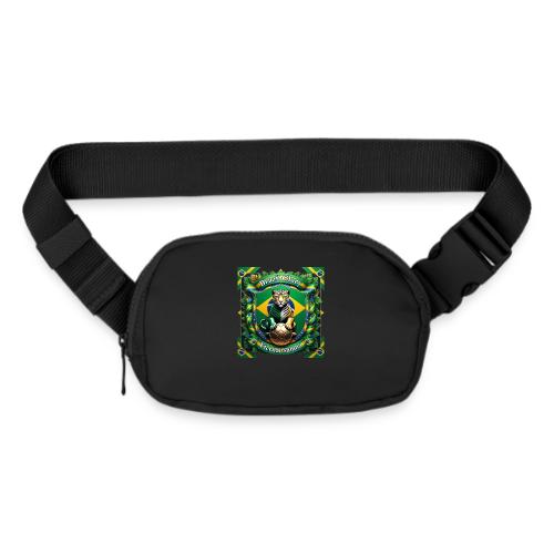 Brazil Jaguar Glory T-Shirt, Flag Pride Badge Gift - Matte Hip Bag