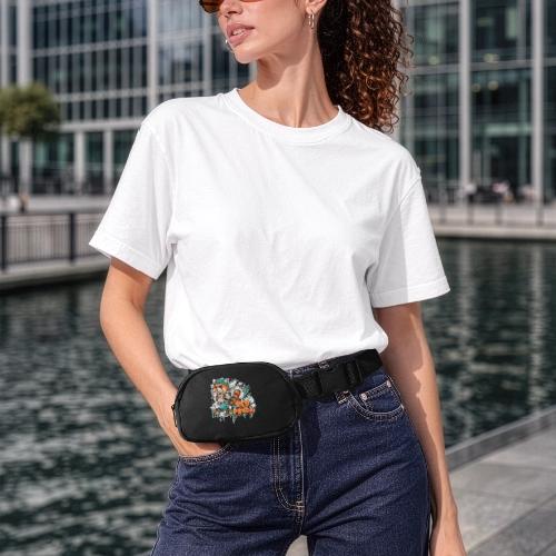 Red Panda Street Graffiti Vibes - Matte Hip Bag