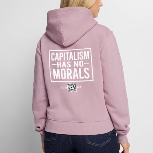 Capitalism (white, back-facing) - Women's Premium Hoodie