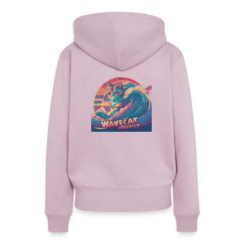 Vintage Wavecat - Women's Premium Hoodie