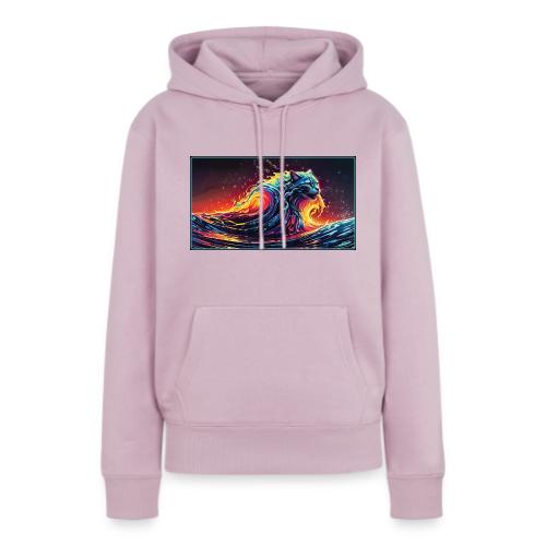 Wavecat Firelight Wave - Women's Premium Hoodie