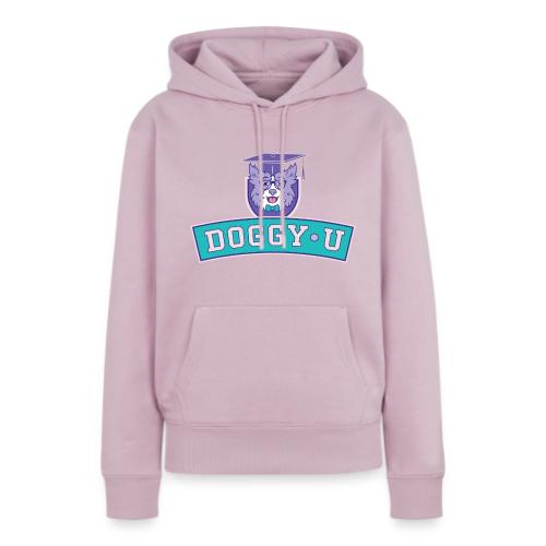 Doggy•U Teal Stack Logo - Women's Premium Hoodie