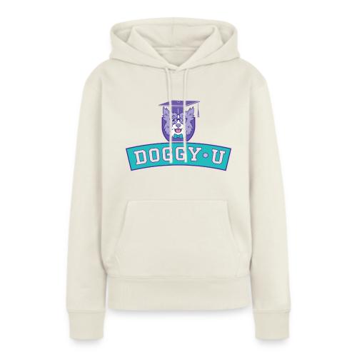 Doggy•U Teal Stack Logo - Women's Premium Hoodie