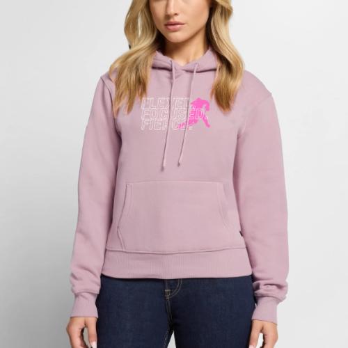 FLEXED.FOCUED.FIERCE - Women's Premium Hoodie