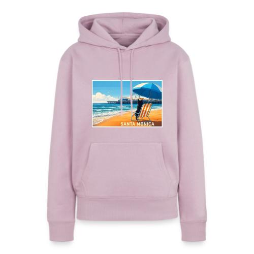 Santa Monica Beach Cat - Women's Premium Hoodie
