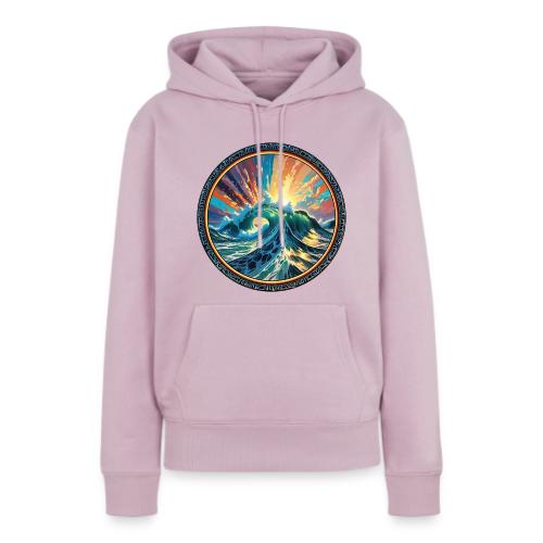 Rainbow Ray Wave - Women's Premium Hoodie