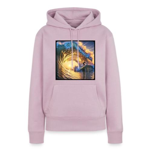 Morning Gold Full-Pipe Wave - Women's Premium Hoodie
