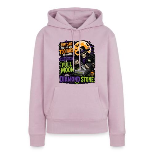 Too Hard To Sharpen Diamond Stone - Skeleton Knife - Women's Premium Hoodie