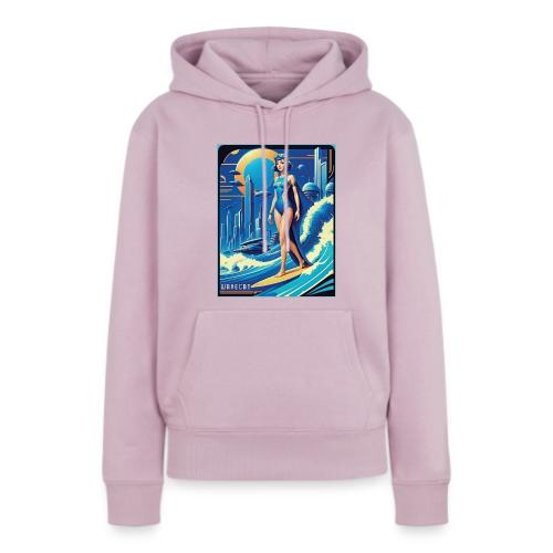 Art Deco City Surfer - Women's Premium Hoodie