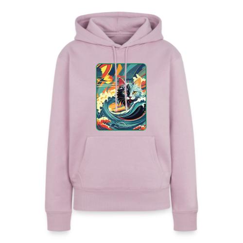 Wavecat Beach - Women's Premium Hoodie