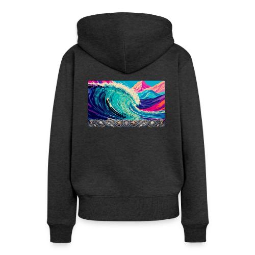 Crystal Lava Wave - Women's Premium Hoodie