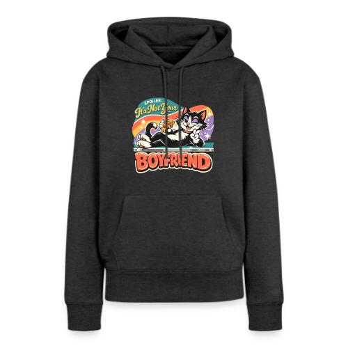 Sassy Cat Pride Pizza Retro Comic - Women's Premium Hoodie