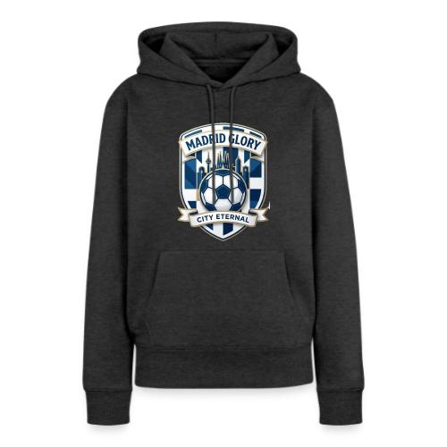 Madrid Skyline Glory T Shirt, Madrid Fan Gift - Women's Premium Hoodie