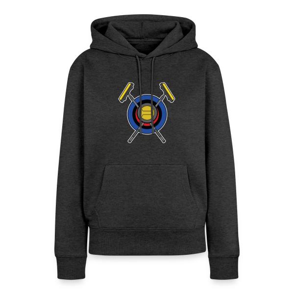Curling logo Women's Premium Hoodie