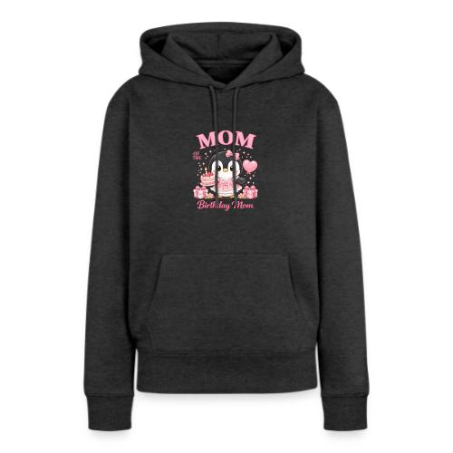 Cute Penguin Birthday Mom Kawaii Cake Balloon Gift - Women's Premium Hoodie