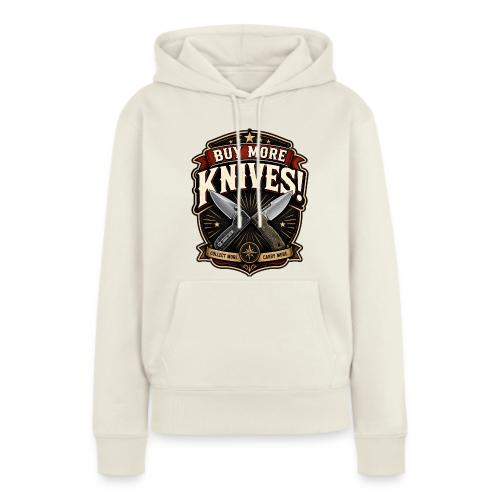 Buy More Knives Emblem - Tactical Pocket Knife EDC - Women's Premium Hoodie