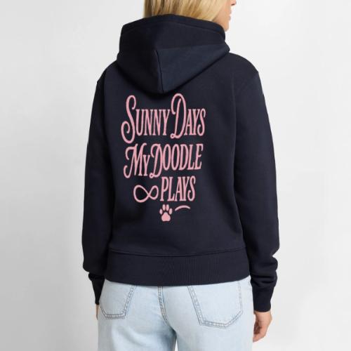 Sunny Days My Doodle Plays - Women's Premium Hoodie