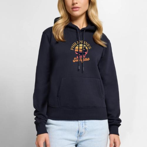 Siargao Retro Classic Surfing Sunset Beach T Shirt - Women's Premium Hoodie