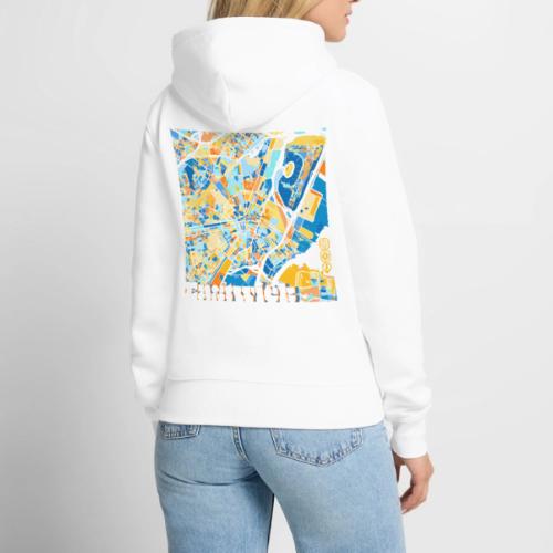 Elizabeth Block Map - Women's Premium Hoodie