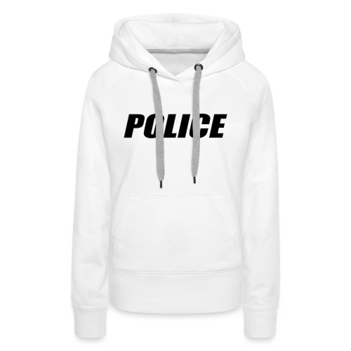 Police Black - Women's Premium Hoodie