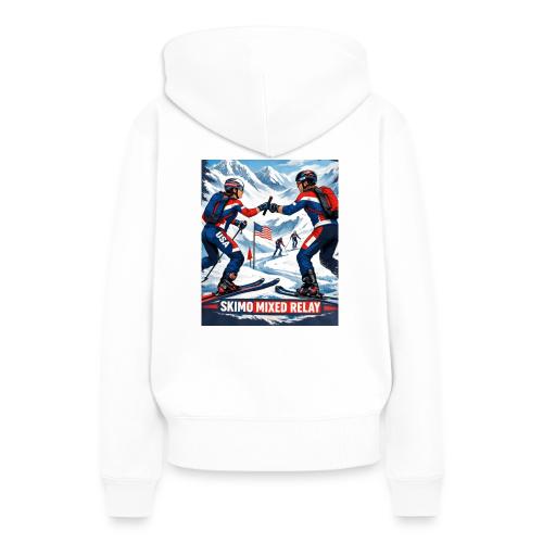 Skimo Mixed Relay design - Women's Premium Hoodie