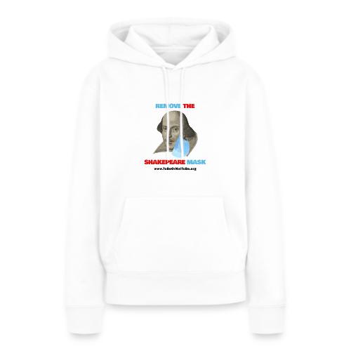 Remove Shakespeare Mask- Front & Back light color - Women's Premium Hoodie