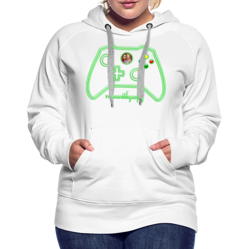 rununtilyoufly green controller - Women's Premium Hoodie