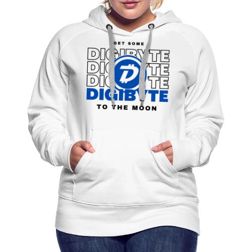 Digibyte. More secure, faster, forward thinking - Women's Premium Hoodie