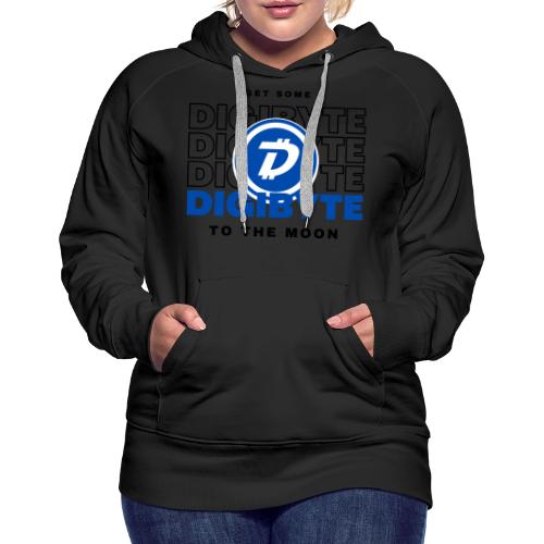 Digibyte. More secure, faster, forward thinking - Women's Premium Hoodie