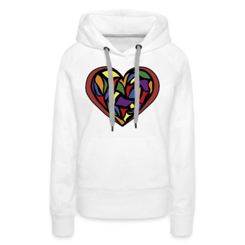 crystal heart 2 - Women's Premium Hoodie
