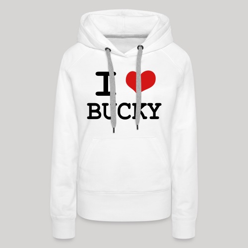 I heart Bucky - Women's Premium Hoodie