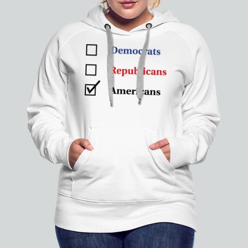 Election Ballot - Americans - Women's Premium Hoodie