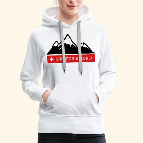Switzerland, Mountains, Alps, Swiss, Nature, Snow - Women's Premium Hoodie