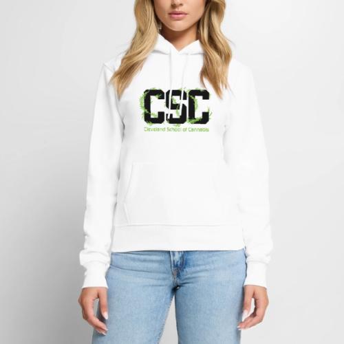CSC vines on white Full - Women's Premium Hoodie