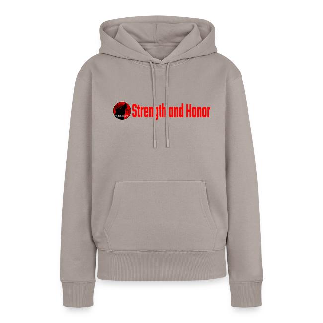 Strength and Honor - Red Letters