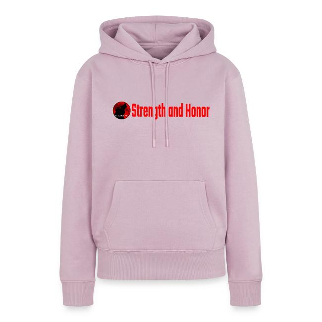 Strength and Honor - Red Letters