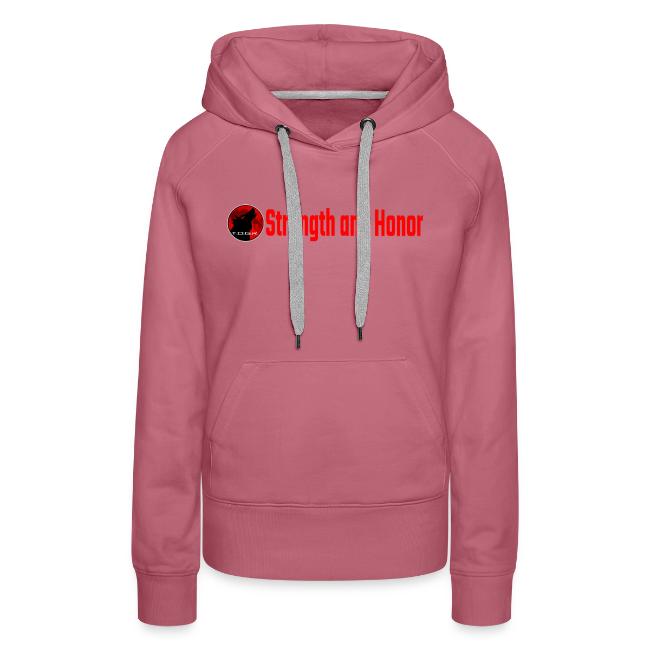 Strength and Honor - Red Letters