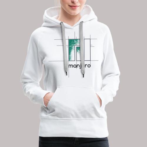 Manjaro Logo Draft - Women's Premium Hoodie