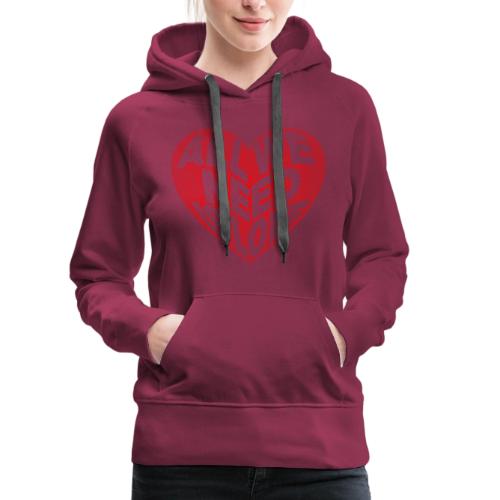 All We Need is Love in Heart - Women's Premium Hoodie