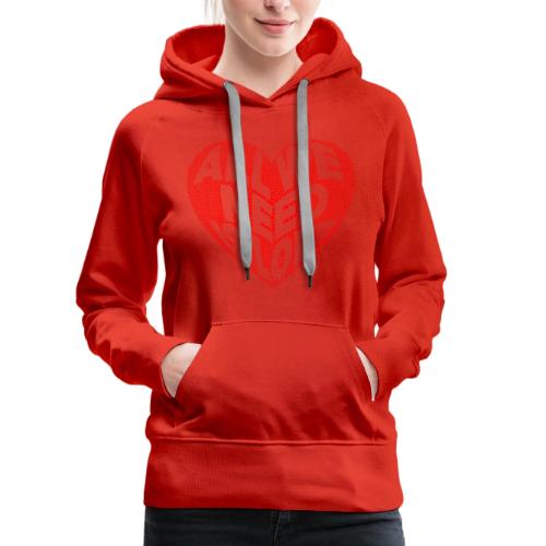 All We Need is Love in Heart - Women's Premium Hoodie