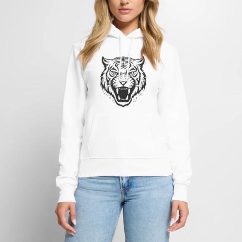 Wild Tiger Fashion, the fury of the feline tiger. - Women's Premium Hoodie