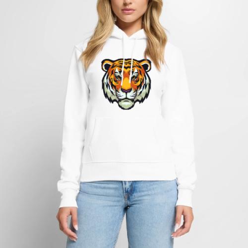 Tiger Fashion Feline Animal, Tiger Willing Success - Women's Premium Hoodie