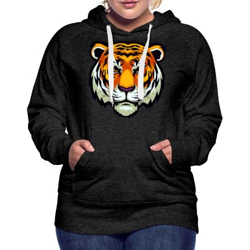 Tiger Fashion Feline Animal, Tiger Willing Success - Women's Premium Hoodie