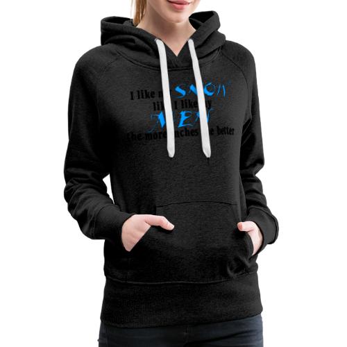 Snow & Men - The More Inches the Better - Women's Premium Hoodie