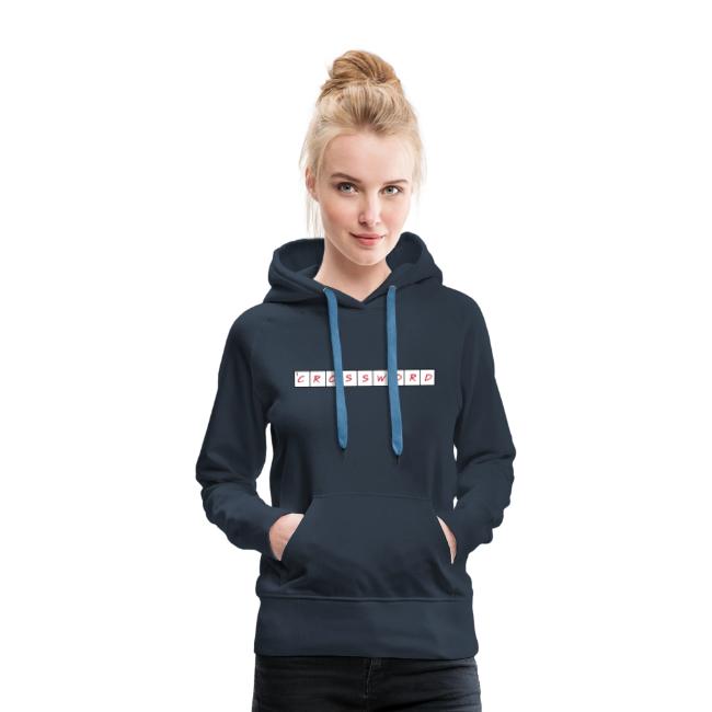 Womens Premium Hoodie | Crossword and Word Search Gifts