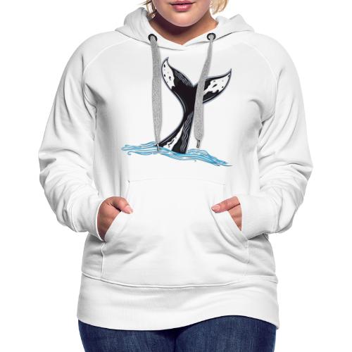 Whale Fin - Women's Premium Hoodie