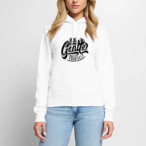 Black Typographic design - Women's Premium Hoodie