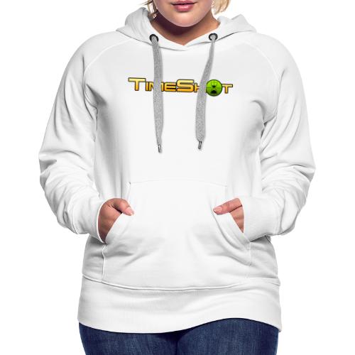 TimeShot Logo Text - Women's Premium Hoodie