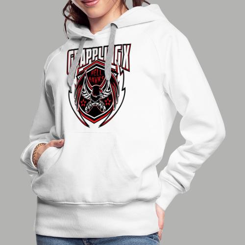 Grappling X Hell Hawks - Women's Premium Hoodie