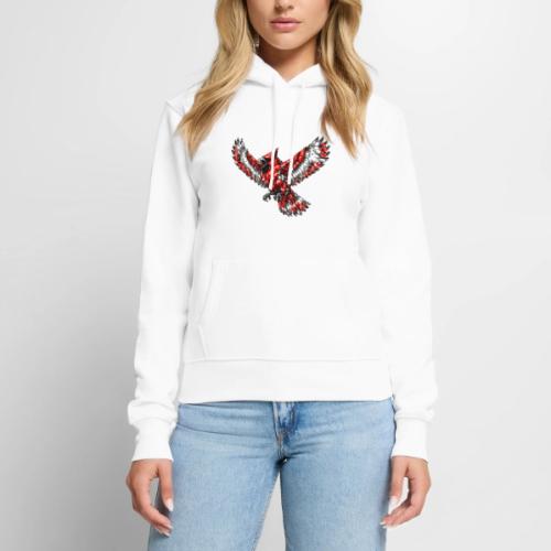 Cardinal in Flight - Women's Premium Hoodie